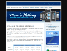 Tablet Screenshot of moms-hosting.com